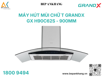 Máy hút mùi chữ T kính cong GrandX - GX H90C62S ( 900mm )